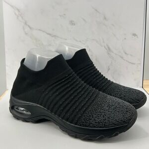 STQ - Women's Breathable Slip-On Arch Support Walking Shoes - Size 10.5